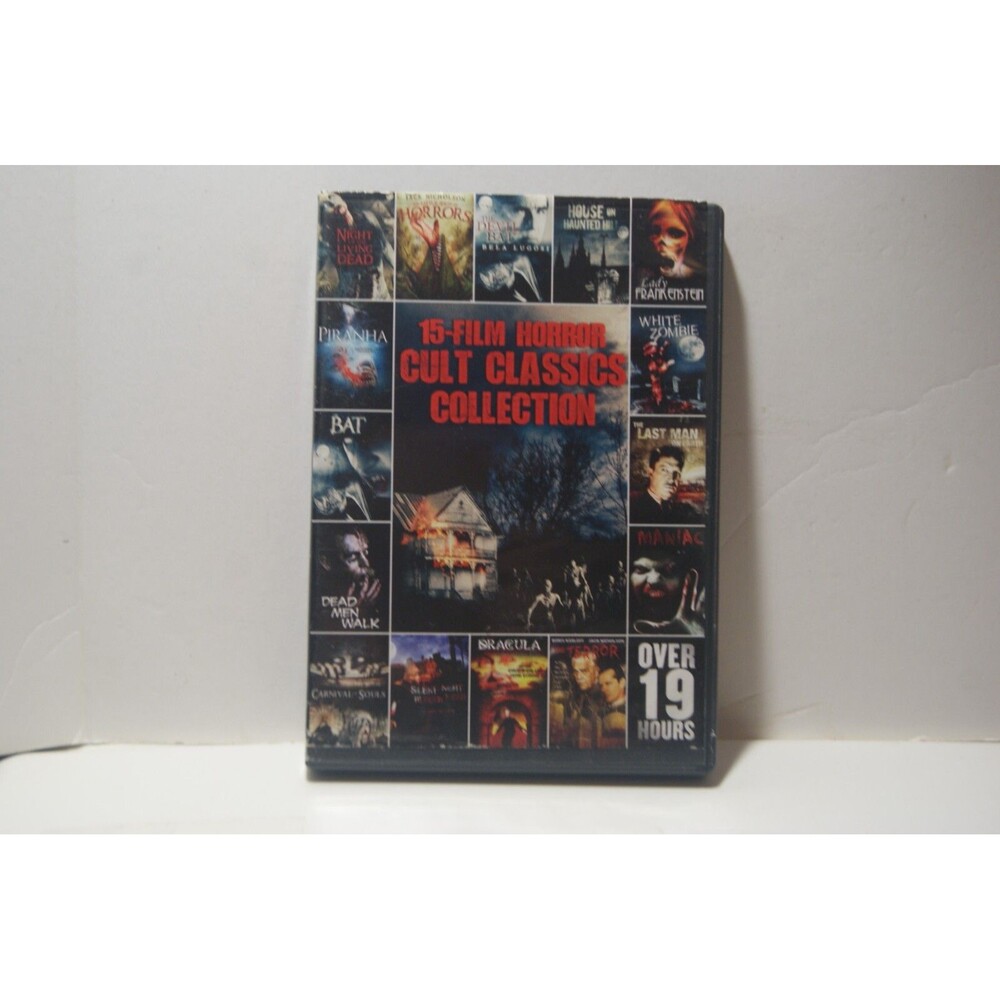 15-Film Horror Cult Classics Collection (DVD, 2012) Horror Terror 19 hrs.